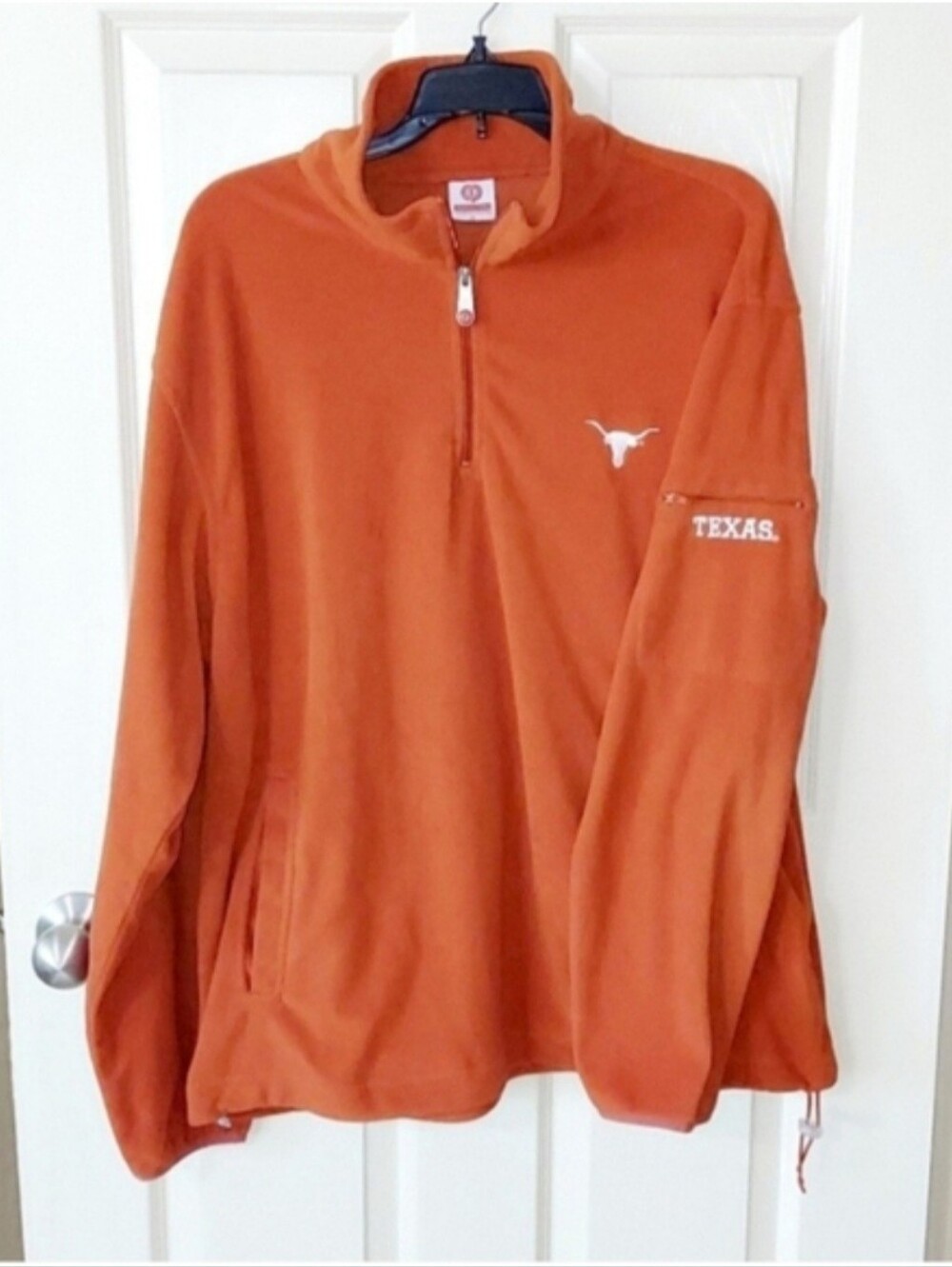Vintage Campus Wear Men's Texas Longhorn 1/4 Zip Fleece Pullover SZ XL